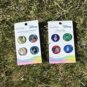 Dress it Up - Disney Princess and Villains Button